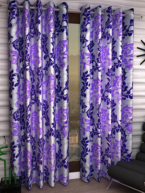 Set of 2 Polyester Long Door Curtains - 15023077 - Standard Image - 1