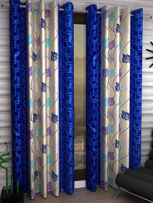 Set of 2 Polyester Long Door Curtains - 15023082 - Standard Image - 1