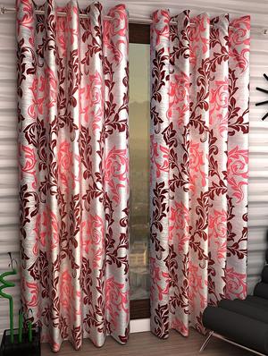 Set of 2 Polyester Long Door Curtains - 15023087 - Standard Image - 1