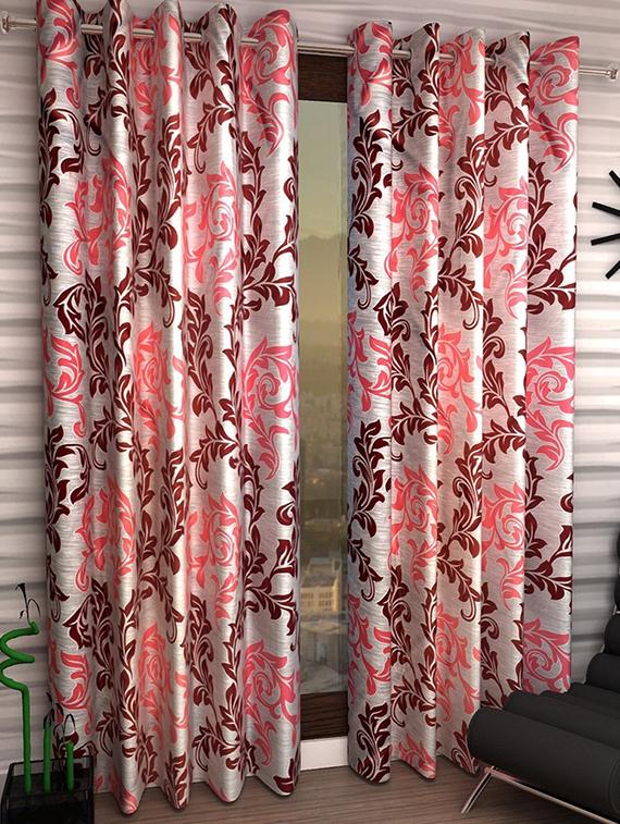 Set of 2 Polyester Long Door Curtains - 15023087 - Zoom Image - 1