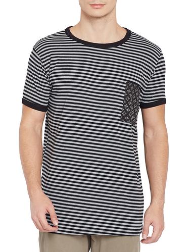 black cotton pocket t-shirt - 15023111 - Very Small Image - 1