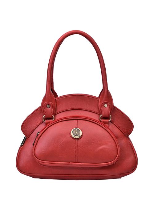 red leatherette regular handbag - 15023433 - Standard Image - 1