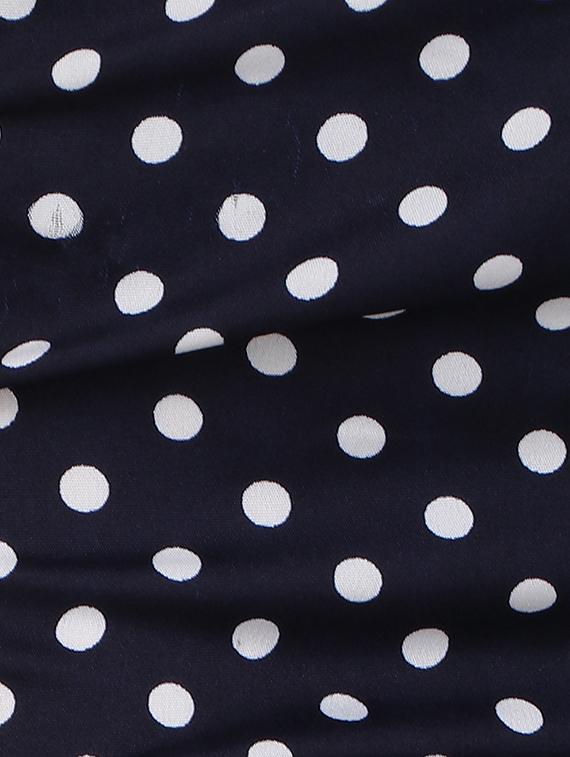 navy blue crepe palazzo - 15023440 - Zoom Image - 4