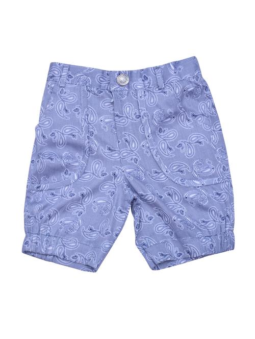 blue cotton shorts - 15023724 - Standard Image - 1
