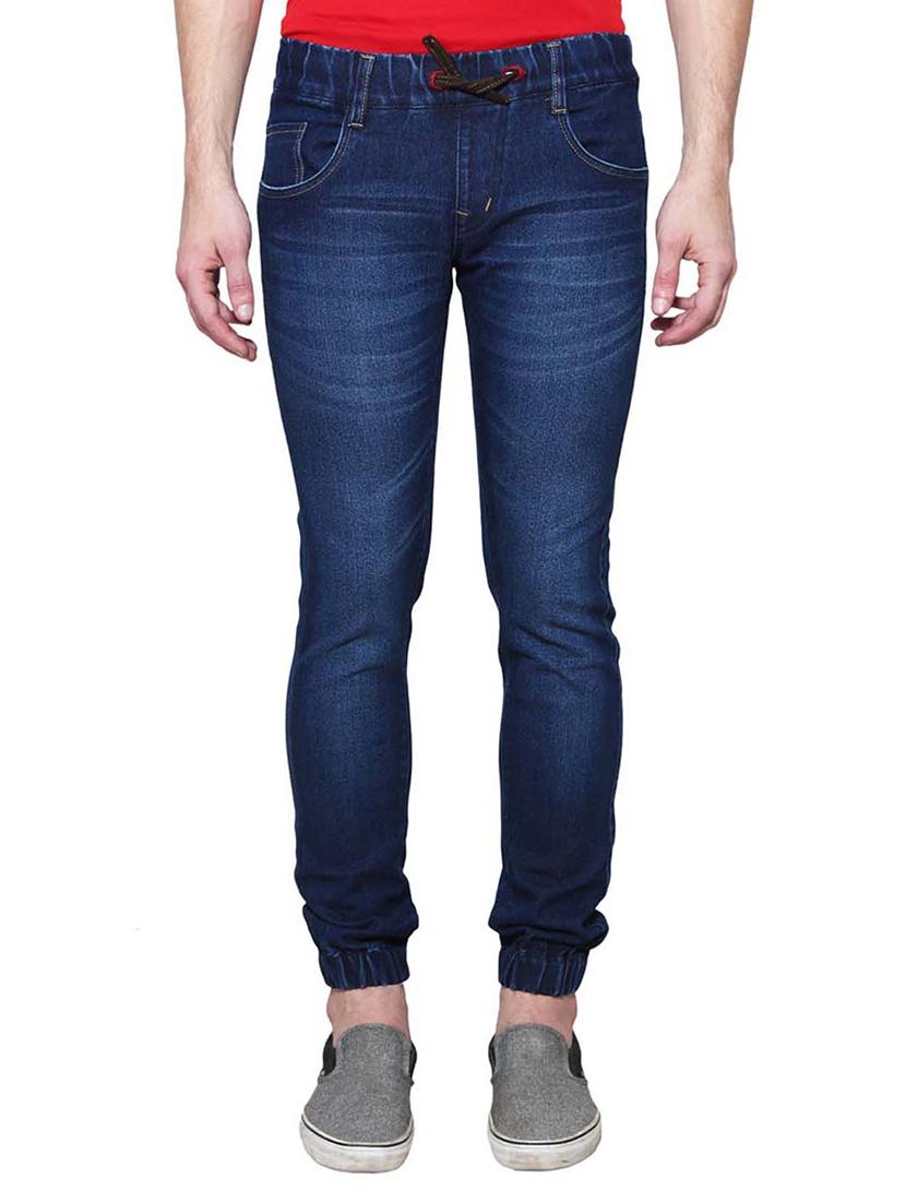 blue denim joggers - 15023729 - Zoom Image - 1