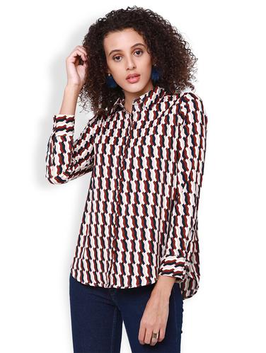 red printed shirt - 15023966 - Very Small Image - 1