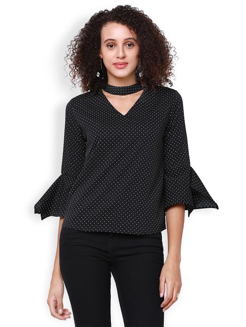 black polka doted top - 15024180 - Very Small Image - 1