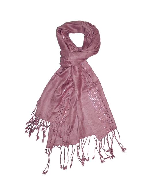 purple viscose scarf - 15024235 - Standard Image - 1