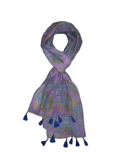 purple viscose scarf - 15024282 - Standard Image - 1