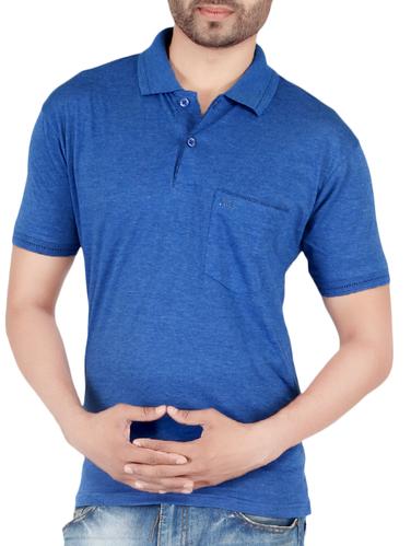 blue cotton pocket t-shirt - 15024349 - Very Small Image - 1