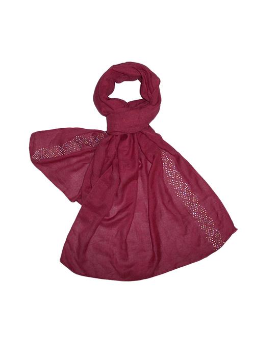 pink polyester scarf - 15024363 - Standard Image - 1