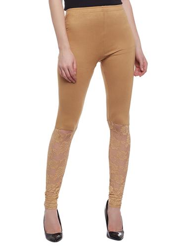 beige viscose leggings - 15024364 - Very Small Image - 1