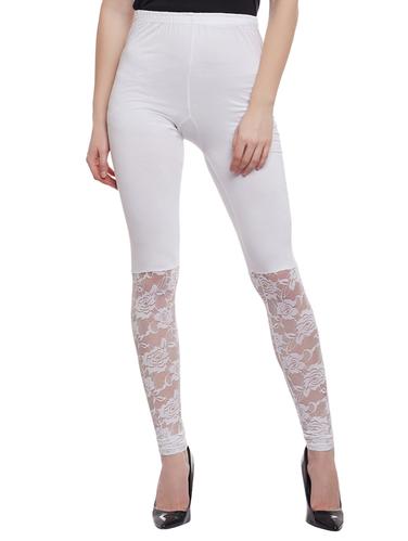 solid white viscose legging - 15024367 - Very Small Image - 1