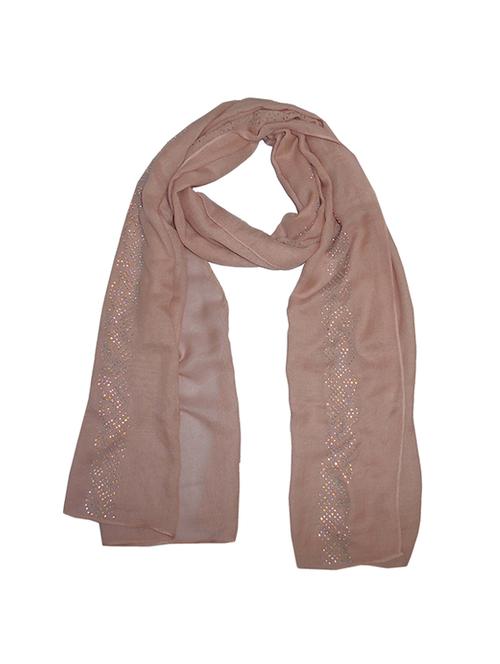 pink polyester scarf - 15024406 - Standard Image - 1