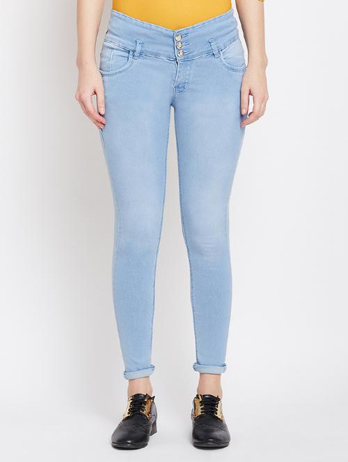 light blue denim jeans - 15024861 - Standard Image - 1