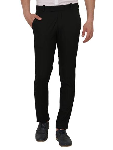 black cotton blend chinos - 15024928 - Very Small Image - 1