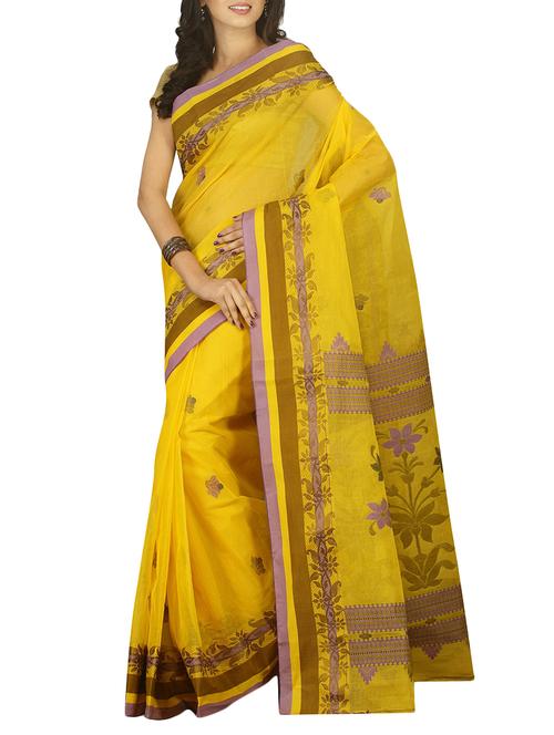 BENGAL HAND WOVEN SAREE - 15025039 - Standard Image - 1