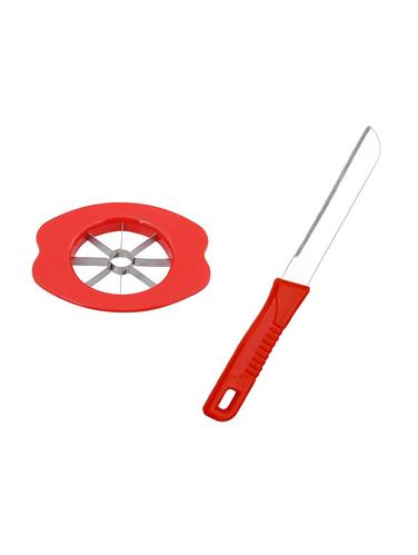 Combo of Apple Cutter / Slicer + One Kitchen Knife - 15025063 - Very Small Image - 1
