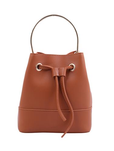 brown leatherette handbag - 15025086 - Very Small Image - 1