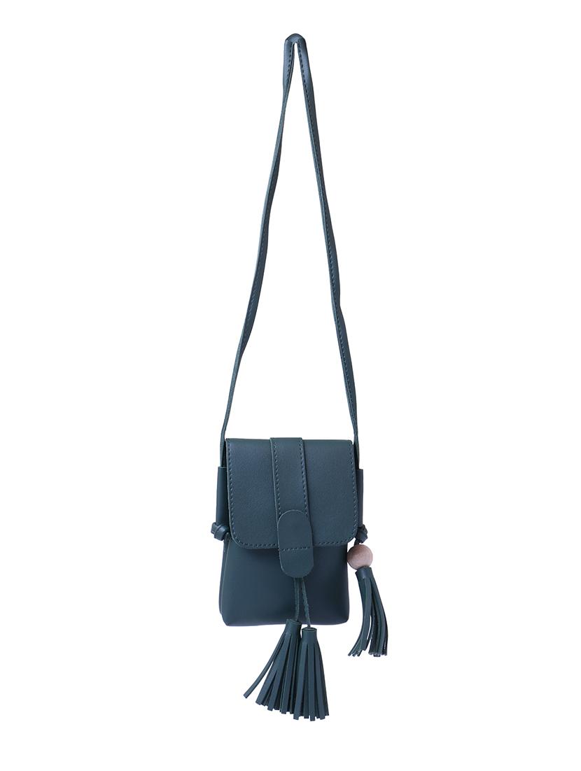 green leatherette regular sling bag - 15025089 - Zoom Image - 1