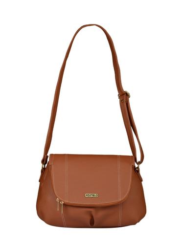 brown leatherette sling bag - 15025124 - Very Small Image - 1