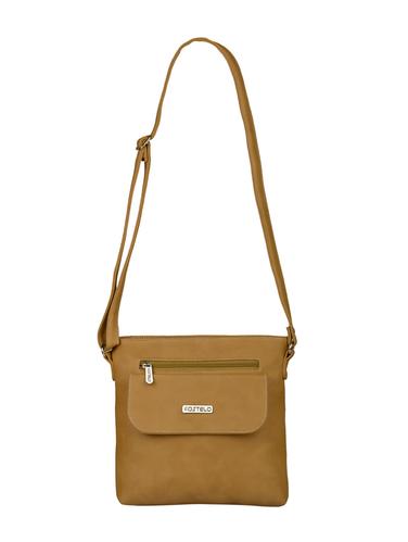 beige leatherette sling bag - 15025131 - Very Small Image - 1