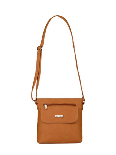 brown leatherette sling bag - 15025132 - Very Small Image - 1