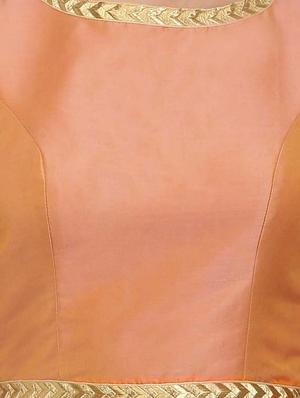 gold solid stitched blouse - 15025172 - Standard Image - 4