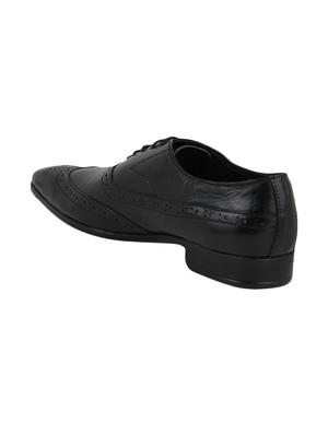 black leather lace-up brouge - 15025463 - Standard Image - 3