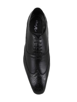 black leather lace-up brouge - 15025463 - Standard Image - 5