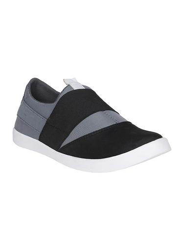 grey Canvas casual slipon - 15025473 - Very Small Image - 1
