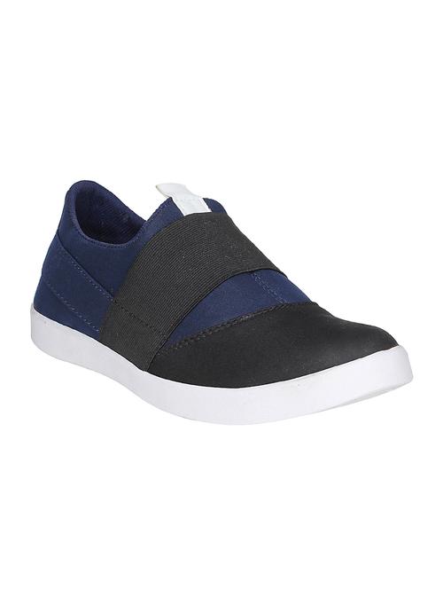 navy Canvas casual slipon - 15025477 - Standard Image - 1