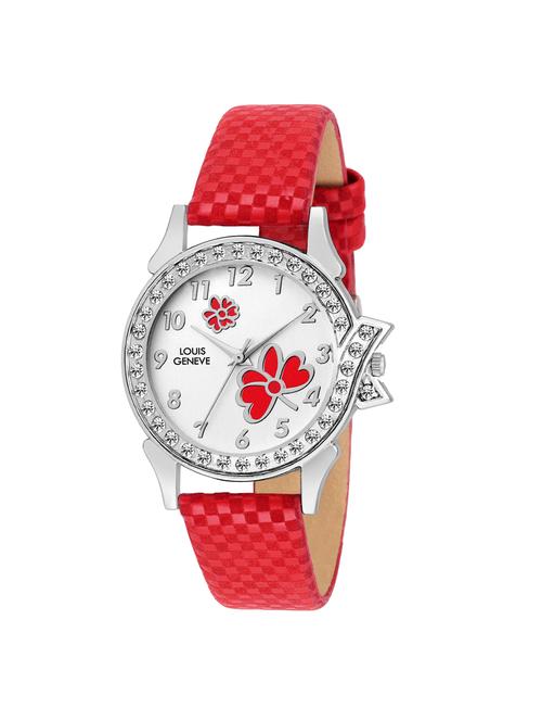 LOUIS GENEVE White Dial Watch For Women - LG-LW-W-RED-74 - 15025584 - Standard Image - 1