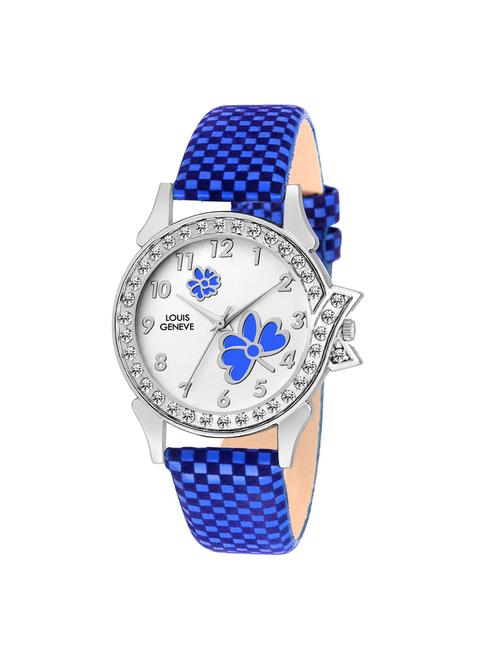 LOUIS GENEVE White Dial Watch For Women - LG-LW-W-BLUE-76 - 15025585 - Very Small Image - 1