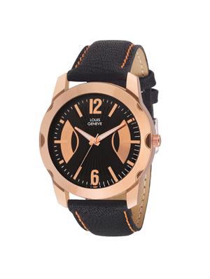 LOUIS GENEVE Black Dial Watch For Men - LG-MW-CBLACK-209 - 15025600 - Standard Image - 1
