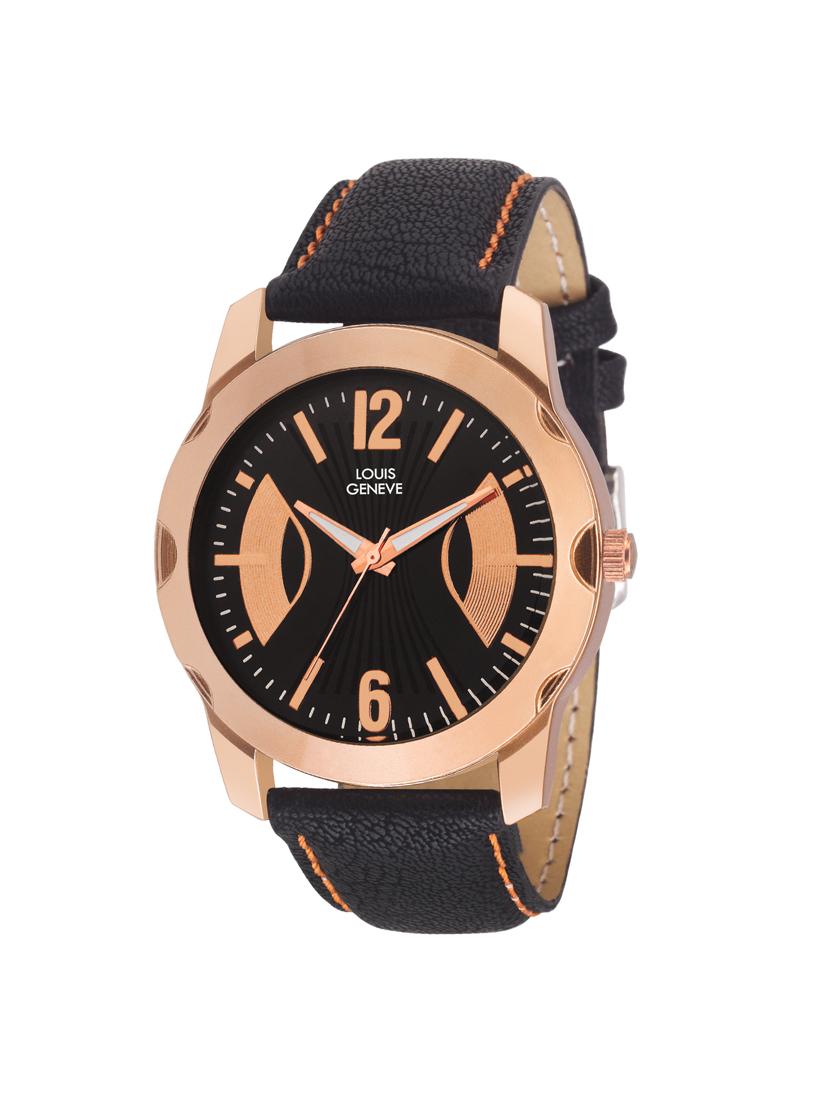 LOUIS GENEVE Black Dial Watch For Men - LG-MW-CBLACK-209 - 15025600 - Zoom Image - 1