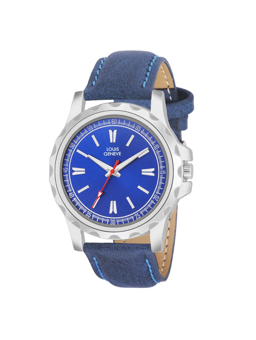 LOUIS GENEVE Blue Dial Watch For Men - LG-MW-L-BLUE-212 - 15025603 - Zoom Image - 1