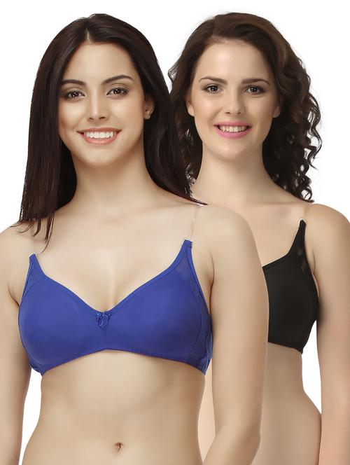 set of 2 strapless bow patch bra - 15025649 - Very Small Image - 1
