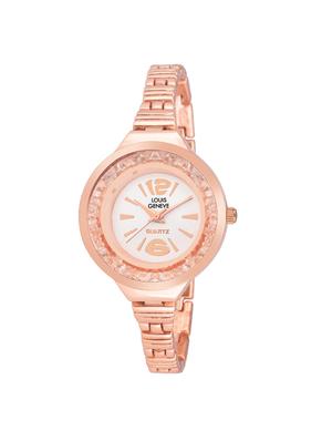 LOUIS GENEVE White Dial Watch For Women - LG-LW-SS-CWHITE-115 - 15025748 - Standard Image - 1