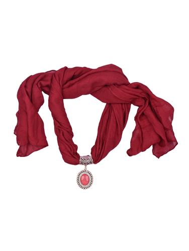 neutral cotton scarf - 15025818 - Very Small Image - 1