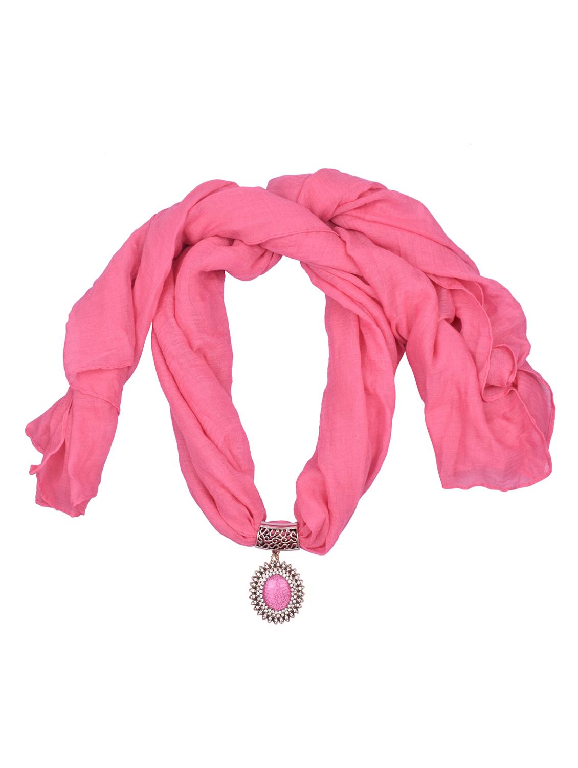 pink cotton scarf - 15025819 - Zoom Image - 1