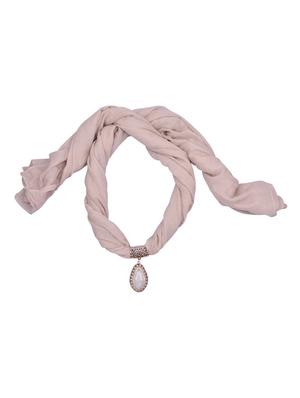 beige cotton scarf - 15025829 - Standard Image - 1