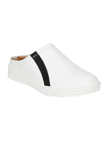 white Leatherette casual slipon - 15025987 - Very Small Image - 1