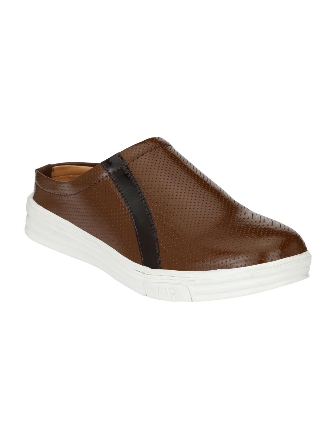 tan leatherette casual slipon - 15025989 - Zoom Image - 1