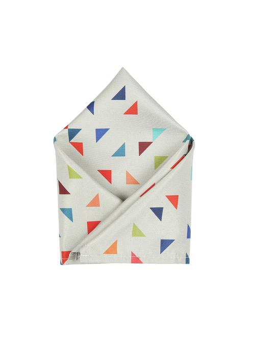 white polyester pocketsquare - 15025999 - Standard Image - 1