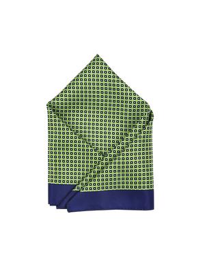 green polyester pocketsquare - 15026008 - Standard Image - 1