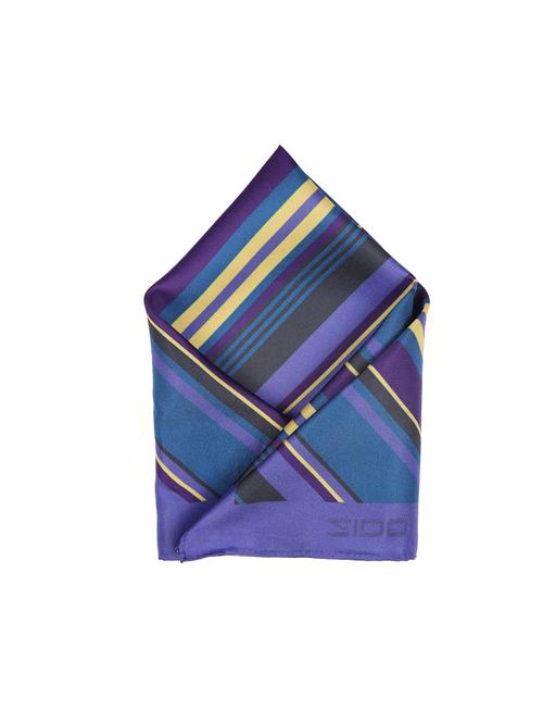 blue polyester pocketsquare - 15026017 - Standard Image - 1