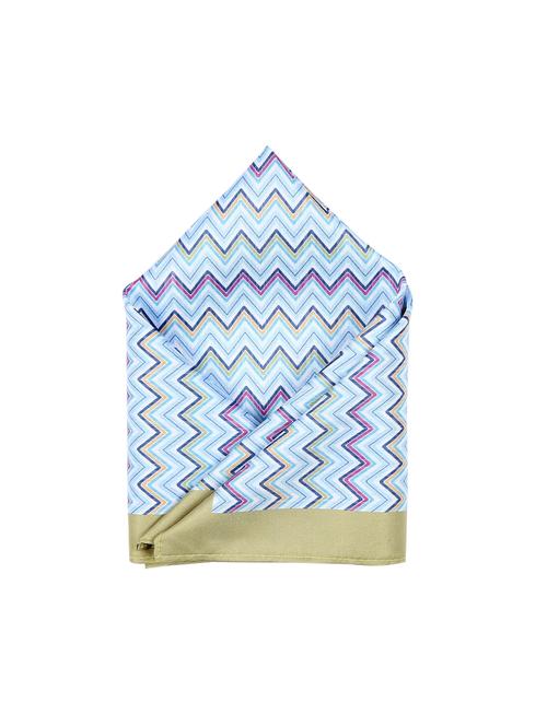 blue polyester pocketsquare - 15026018 - Standard Image - 1