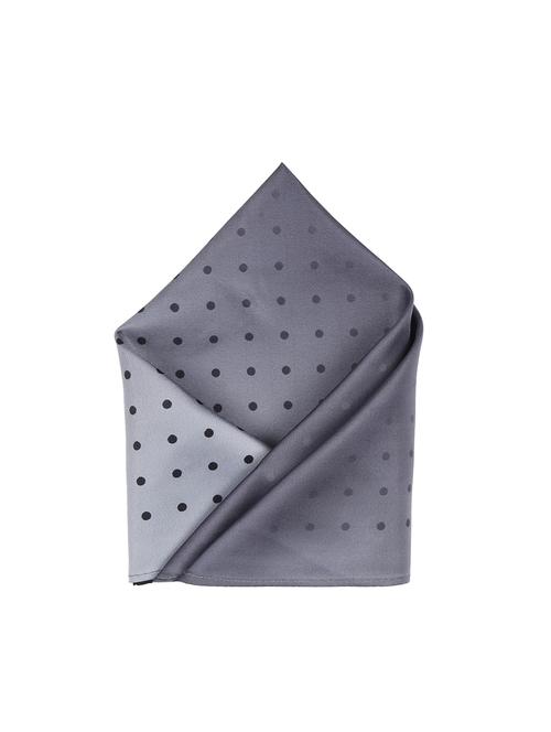 grey polyester pocketsquare - 15026019 - Standard Image - 1