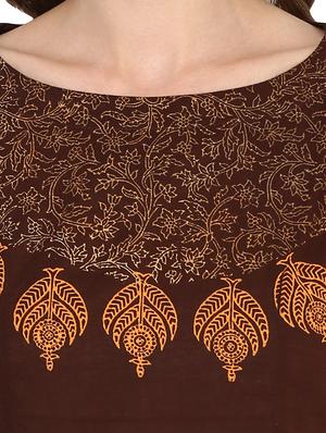printed anarkali kurta - 15026078 - Standard Image - 4